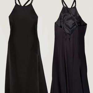 Formal, simple black dress